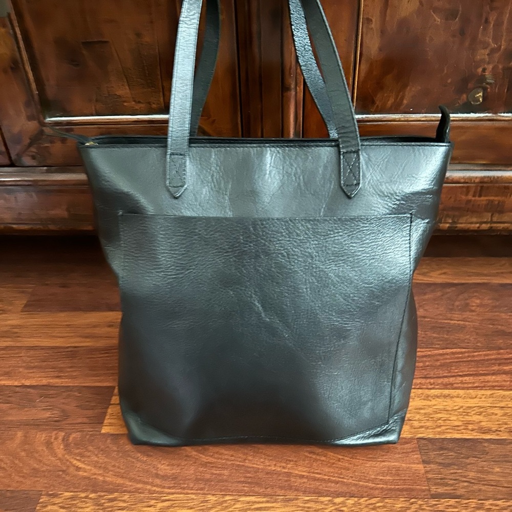 Madewell the zip top medium transport tote